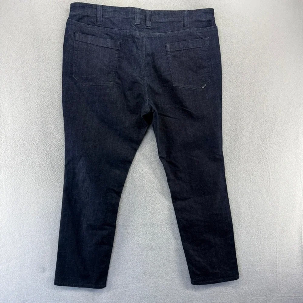 5.11 Tactical Jeans Mens 40x30 Blue Defender-Flex Straight Leg Denim Cotton Dark